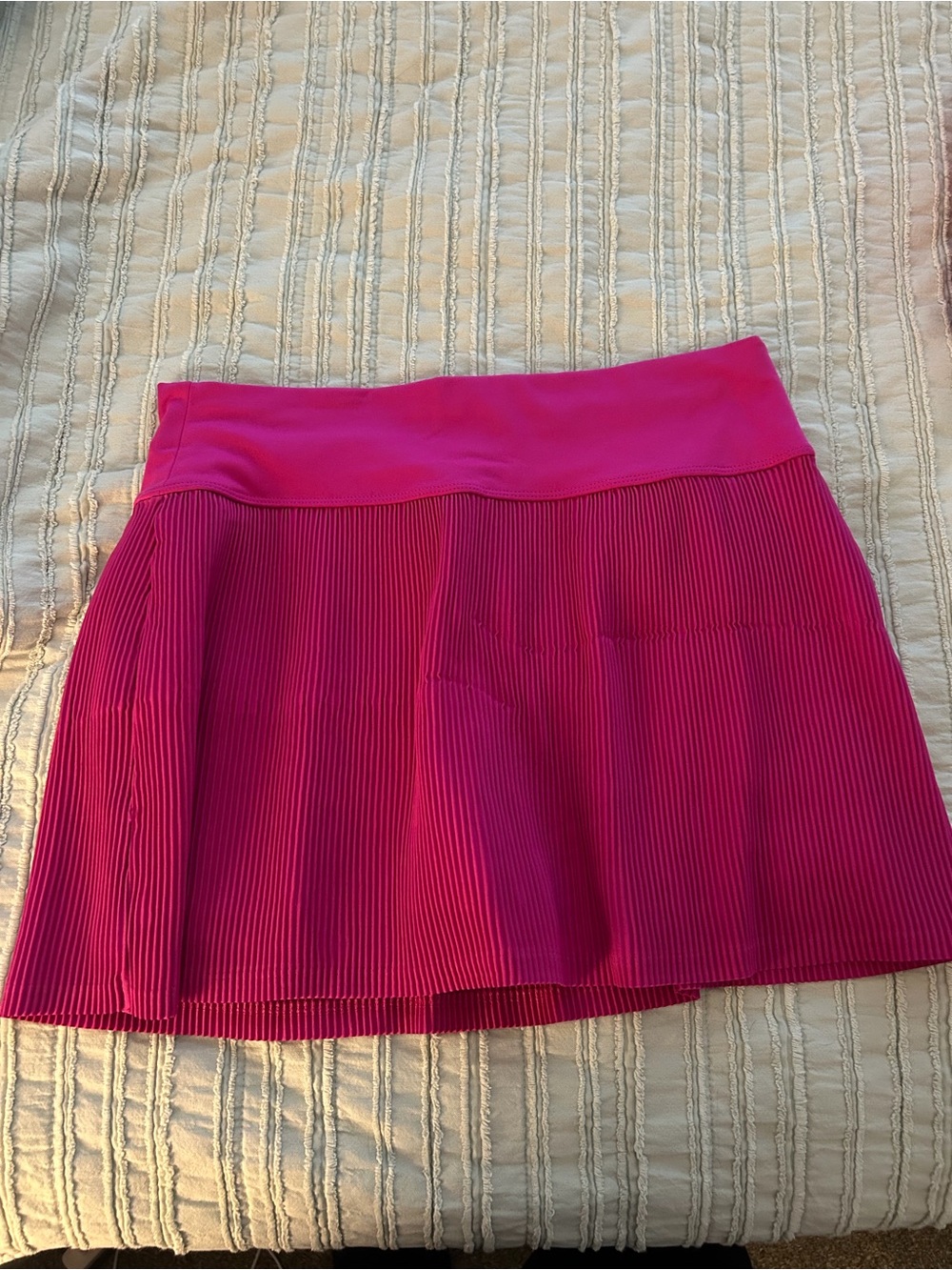 all in motion Vibrant Fuchsia Pleated Skater Skirt